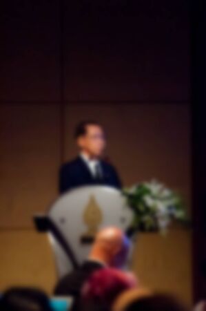 The conference and convention centers Attended the International Conference on the World Conference. Abstract blur.の写真素材