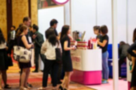 The conference and convention centers Attended the International Conference on the World Conference. Abstract blur.の写真素材