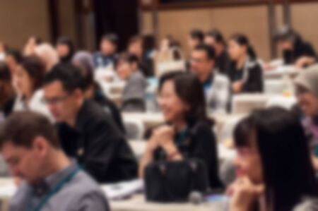 The conference and convention centers Attended the International Conference on the World Conference. Abstract blur.の写真素材