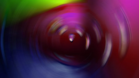 Abstract photos Inside the aquarium Photos abstract blurred zoom. Many colors.の写真素材