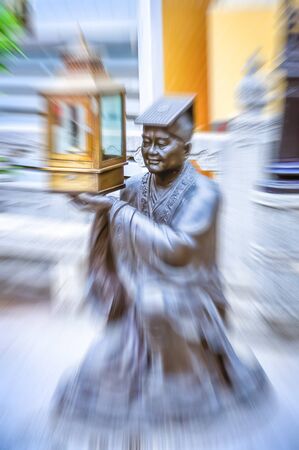 Sacred statue Artwork Made of sturdy material. Doing in a way that makes people respect and worship is a mind-boggling. Abstraction Zoom - Blurのeditorial素材