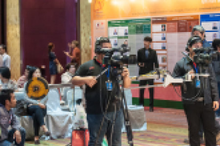 A picture of the atmosphere at the world-class medical conference at the International Convention...