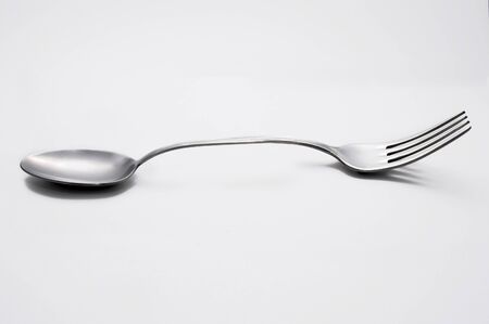 	 spoon and forkの写真素材