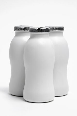  Three white bottlesの写真素材