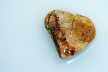 heart stoneの写真素材