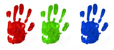 colors handsの写真素材