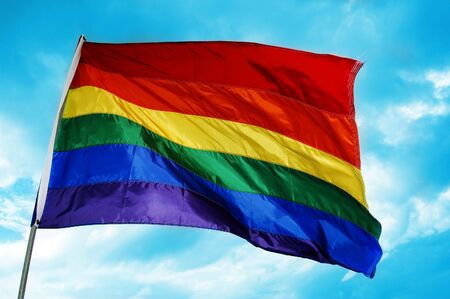raimbow flagの写真素材
