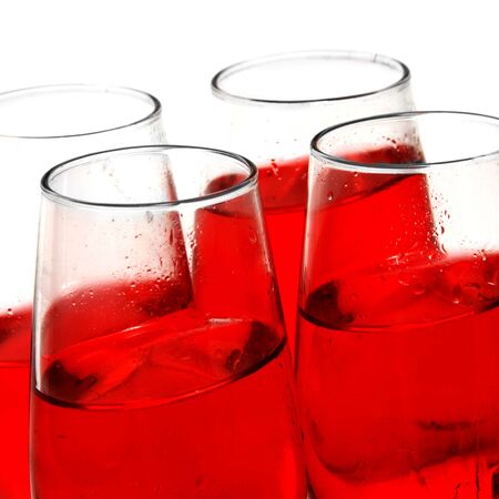  red wine on a white  background isolatedの写真素材