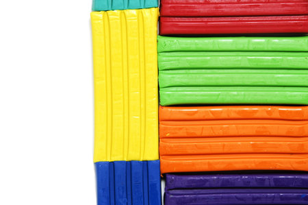 background color made out of colors clayの写真素材