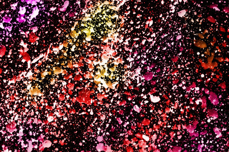 background of different colors on a black background