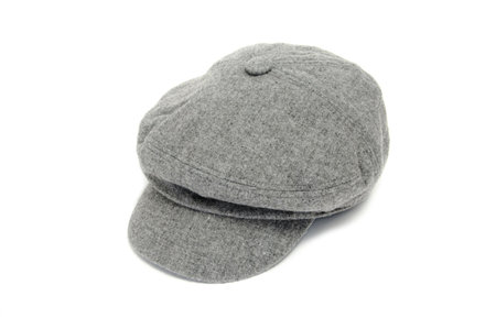 a grey cap isolated on a white background