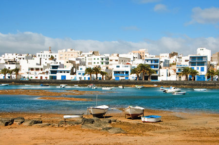 a view of Maritm ride from Arrecife, Lanzarote, Canary Islands, Spain