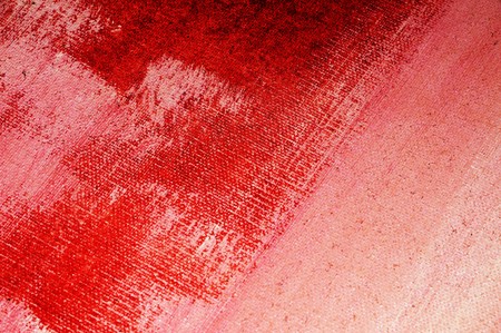 brushstrokes of different colors on a canvasの写真素材