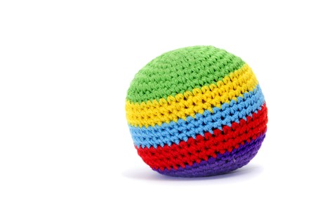 a of juggling ball isolated on a white backgroundの写真素材