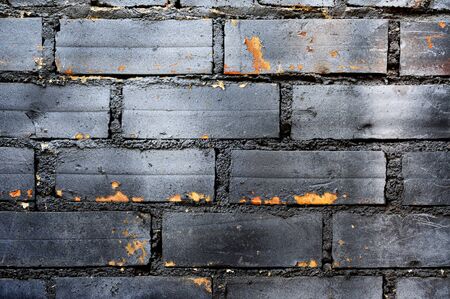 background made of a close-up of a brick wallの写真素材