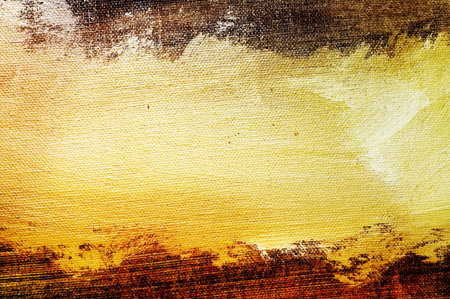 brushstrokes of different colors on a canvas