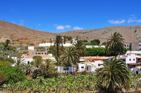 view of Betancuria Fuerteventura, Canary Islands, Spainの写真素材