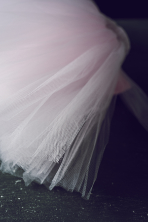 closeup of a pastel pink tutuの写真素材