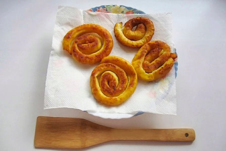Then place on a paper towel to remove excess grease.