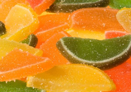Fruit candy as Backgroundの写真素材