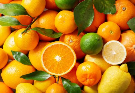 Mix of fresh fruitsの写真素材