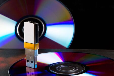 Portable flash usb drive memoryの写真素材