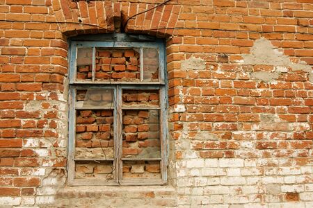 vintage brick wallの写真素材