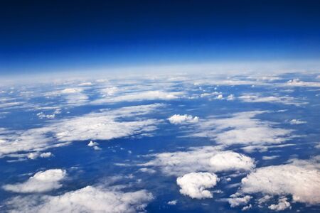 Sky and clouds backgroundの写真素材