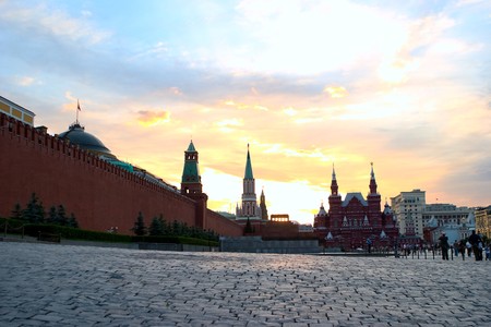 Red Square in Moscowの写真素材