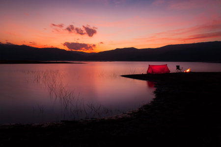 Camping Sunset