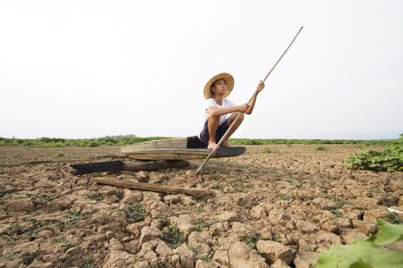 Children and climate changeの写真素材
