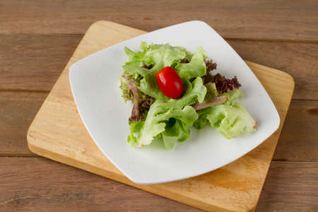 Tomatoes salad, Diet food concept.の写真素材