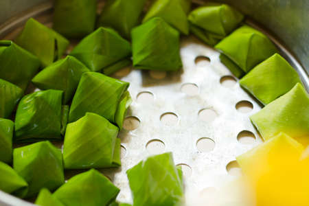 Thai traditional dessert, Kanom tanの写真素材