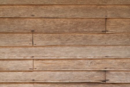 Texture details of horizontal stripes of wood plank with seam of wooden panels of wall. for background.の写真素材