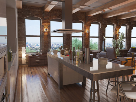 Modern Kitchenの写真素材