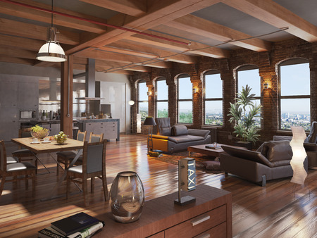 Modern Loftの写真素材