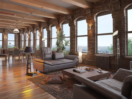 Modern Loftの写真素材