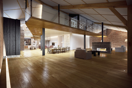 Modern Penthouseの写真素材