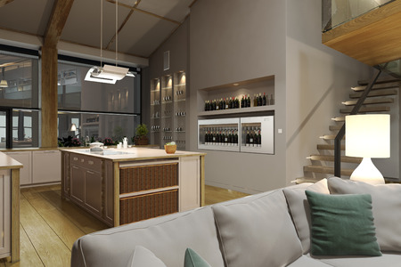 Modern Kitchenの写真素材