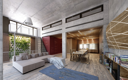 Modern Loftの写真素材