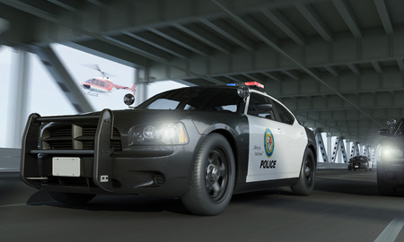The Chase / 3D-Renderingの写真素材