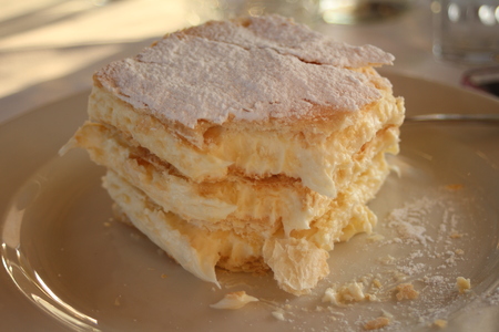 A delicious cream pieの写真素材