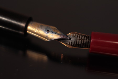 nibs from old fountain pensの写真素材
