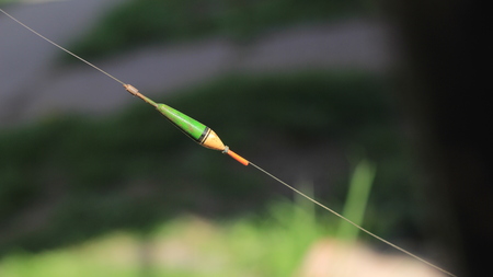 The green fishing floatの写真素材
