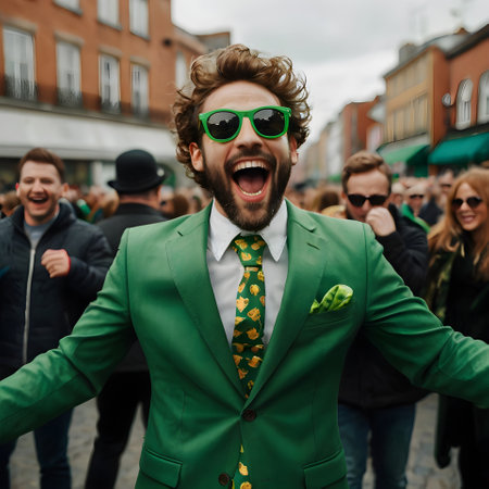 People gather outside Gucci fashion show building for Milan Women's Fashion Week.の素材