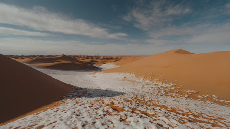 Sand dunes in Namib Naukluft National Park, Namibiaの素材