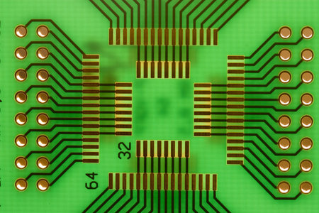 green PCB for PLCC case