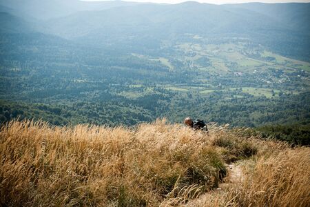 Bieszczady mountains in south-east Poland - Smerek Peakの写真素材