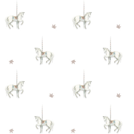 Horse, Pattern Painted by hand in watercolor. Used in modern and stylish interior design, corporate identity, website design, printing, fabrics, clothing, books, packaging, postcards, postersの写真素材
