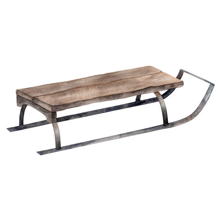 cotton. Watercolor. isolate. For prints, printing, stickers, tags, corporate identity, web design, invitations, patterns. Attribute of winter holidays. hand drawnの写真素材